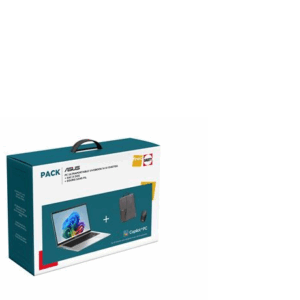 Pack PC portable Asus Vivobook 14 14S1407QA-BRUN078W 14'' 60Hz Copilot+ Snapdragon® X 16 GoGo RAM 512 Go SSD Gris + Sac à dos + Souris sans fil