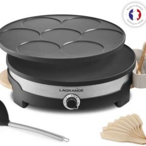 Crêpière LAGRANGE Tradi duo Grande et mini crêpes 10901 | Boulanger