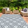 Tapis extérieur BAHAMAS gris 180 x 280 CM