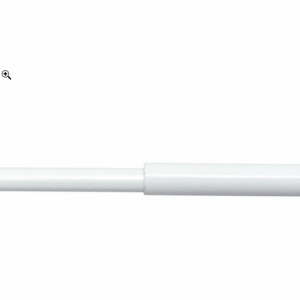 Kit de barre de vitrage Rondes Diam.7 mm blanc 50 à 80 cm