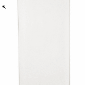 Vitrage semi-transparent, Leo, blanc H.160 x l.80 cm
