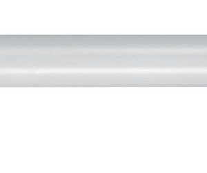 Tringle à rideau blanc Maya, L.120 - 210 cm, diam.28 mm, INSPIRE