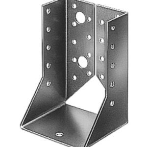 Support de poteau forme U acier galvanisé / galvanisé, 64x128 mm ALBERTS