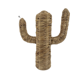 Cactus, fibres naturelles l.29 x H.35 cm