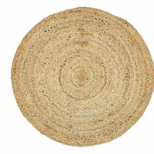 Tapis déco rond en jute 150x150cm