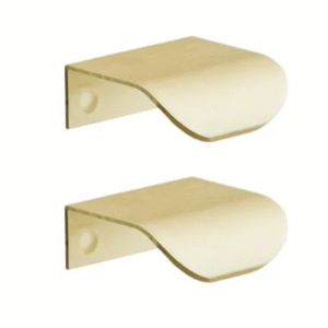 Lot de 2 poignées INSPIRE pour meubles Evo'M Oslo laiton brossé 45mm